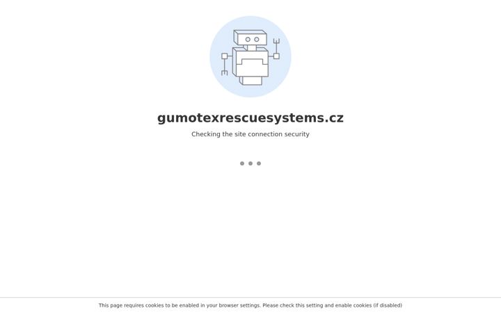 Screenshot of gumotexrescuesystems.cz
