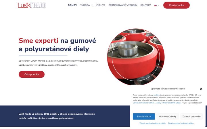 Screenshot of gumovevyrobky.sk