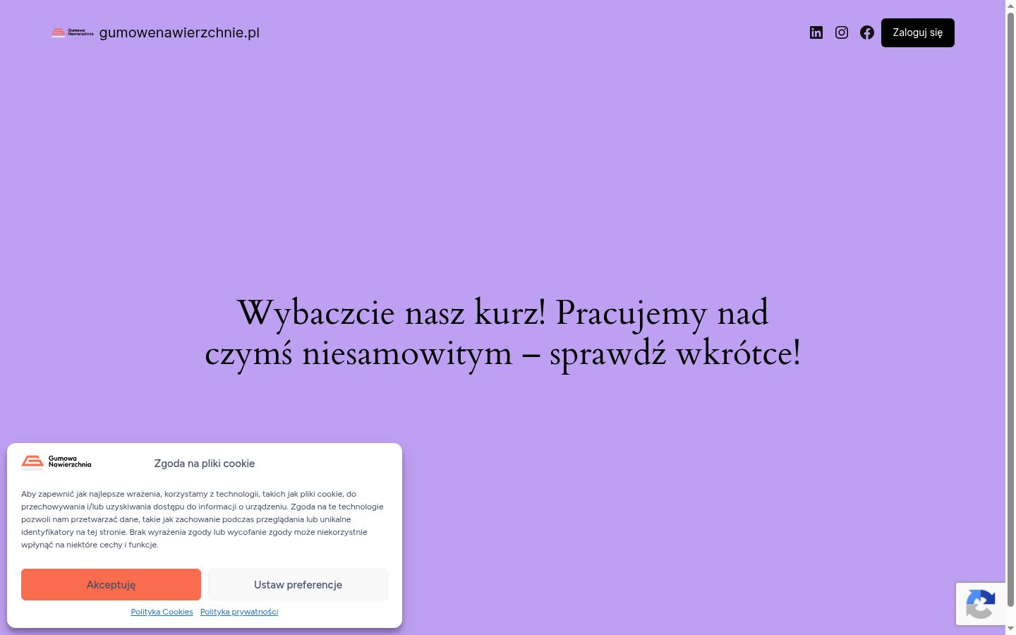 Snímka obrazovky banera súhlasu zobrazeného pred akoukoľvek interakciou