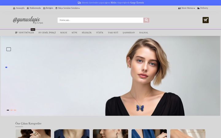 Screenshot of gumuslapis.com