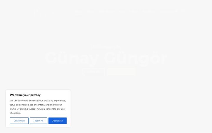 Screenshot of gunaygungor.net