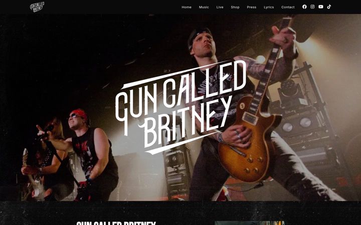 Screenshot of guncalledbritney.com