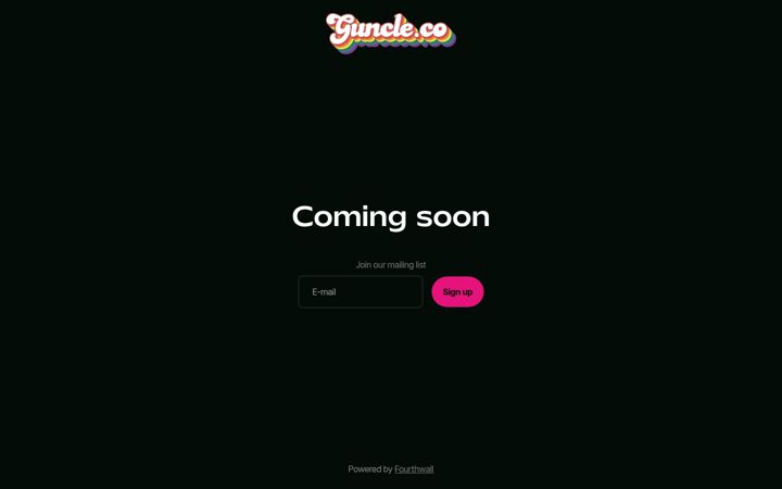 Screenshot of guncle.co