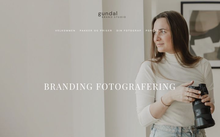 Posnetek zaslona gundalbrandstudio.dk