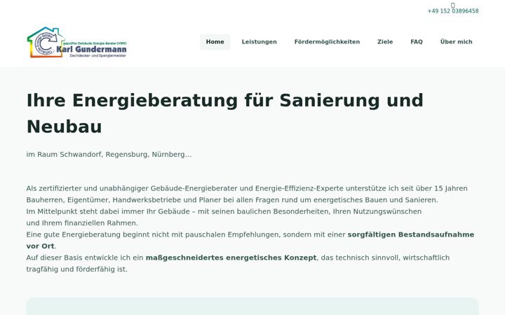 Screenshot of gundermann-energieberater.de
