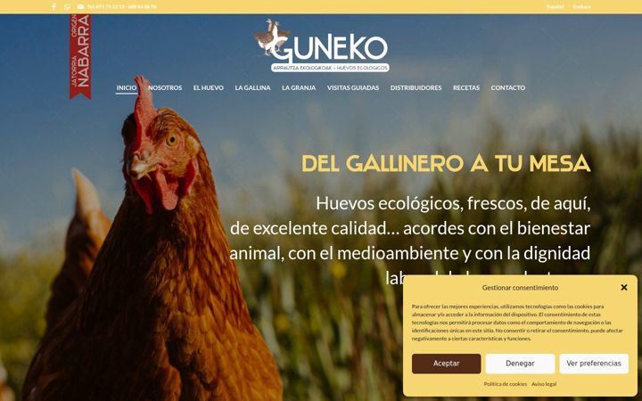 Screenshot of guneko.com