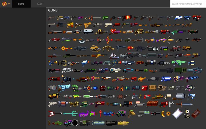 Screenshot of gungeongod.com