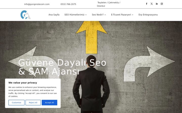 Screenshot of gungoralacam.com