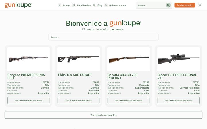 Screenshot of gunloupe.com
