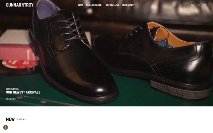 Screenshot of gunnarandtroy.com