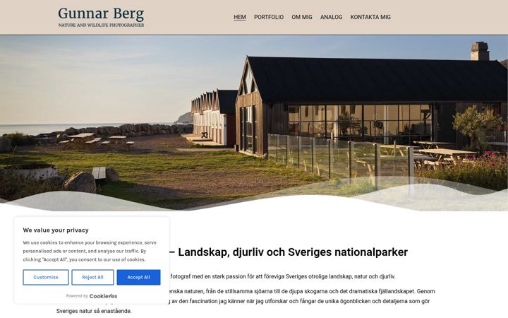 Screenshot of gunnarberg.com
