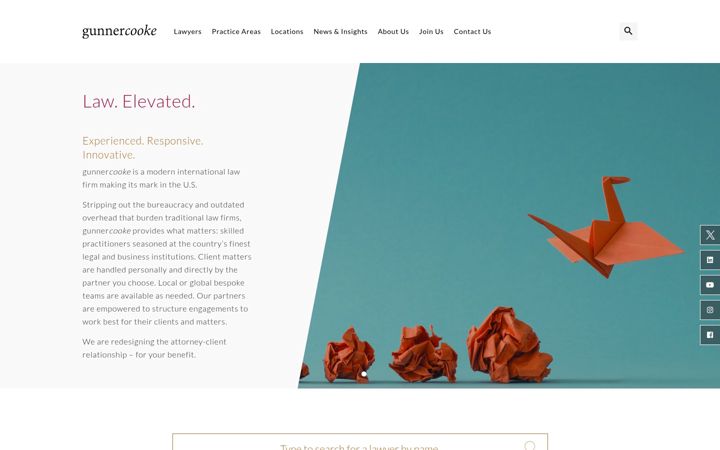 Screenshot of gunnercooke-us.com