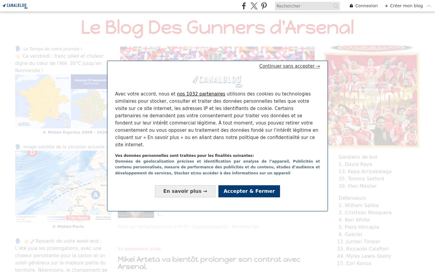Screenshot van de toestemmingsbanner zoals getoond vóór enige interactie