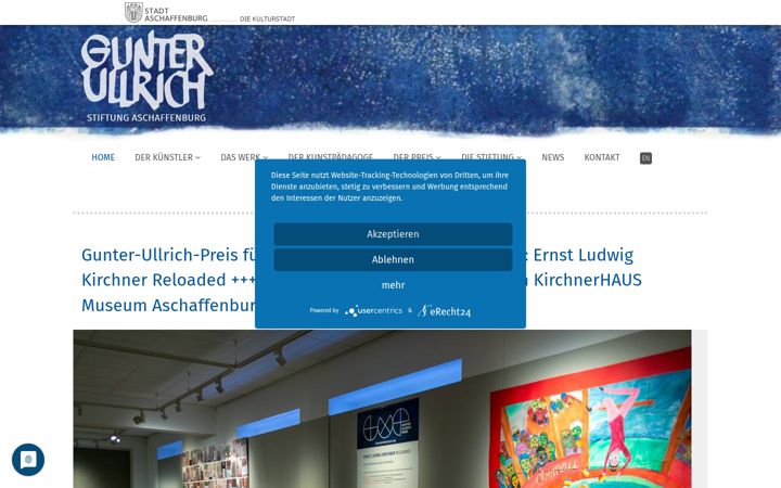Screenshot of gunter-ullrich-stiftung.de