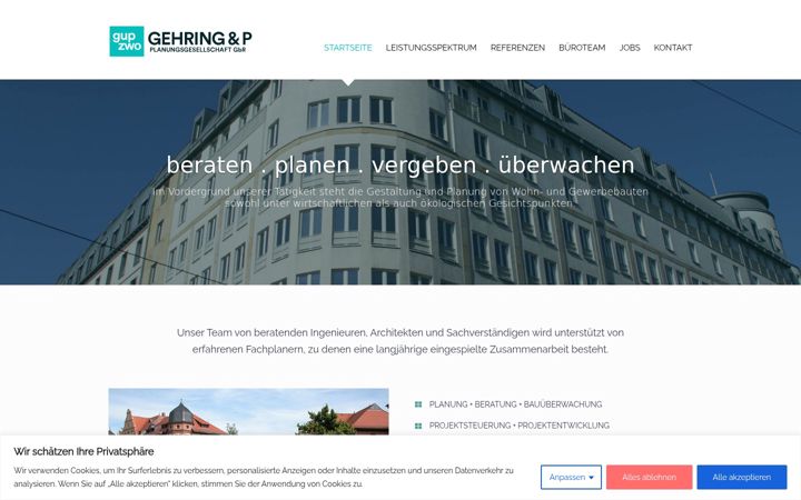 Screenshot of gupzwo.de