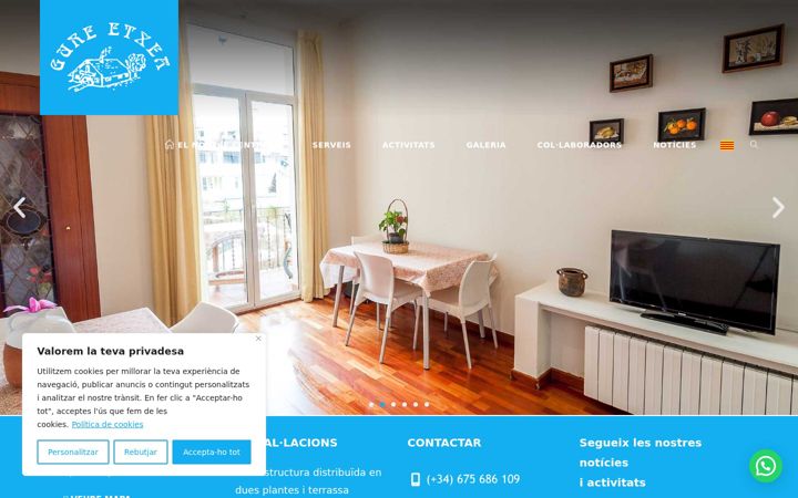 Screenshot of gure-etxea.com