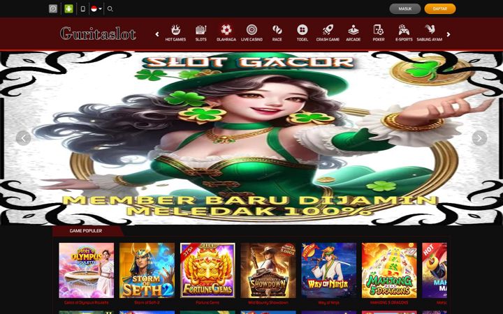 Screenshot of guritaslot.org