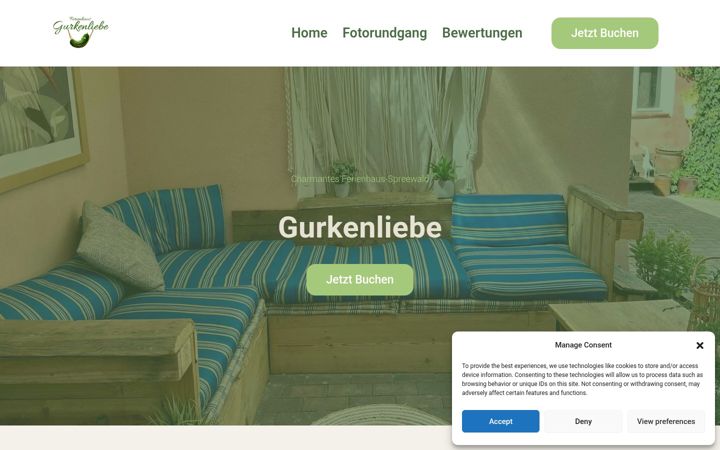Screenshot of gurkenliebe.de