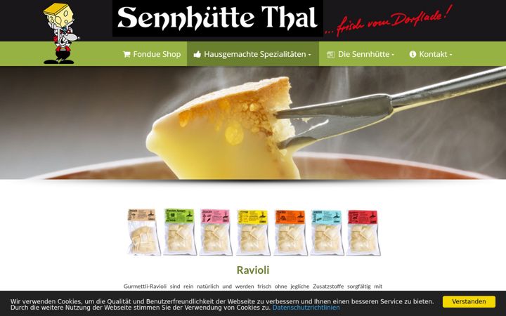 Screenshot of gurmettli.ch