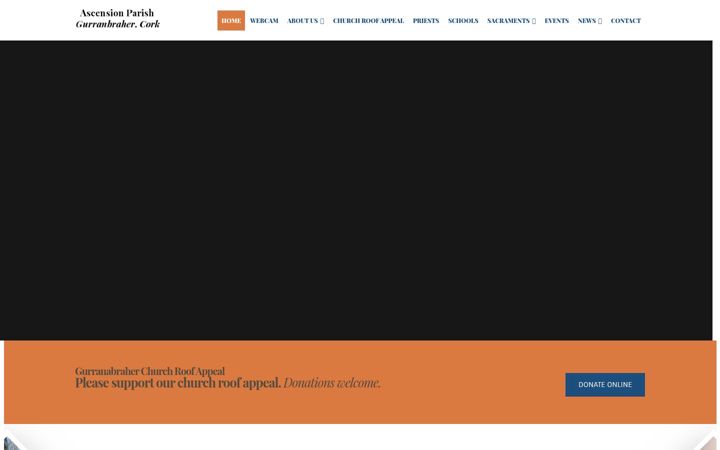 Screenshot of gurranabraherparish.ie