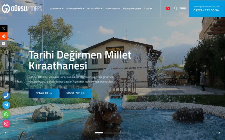 Screenshot of gursumodern.com.tr