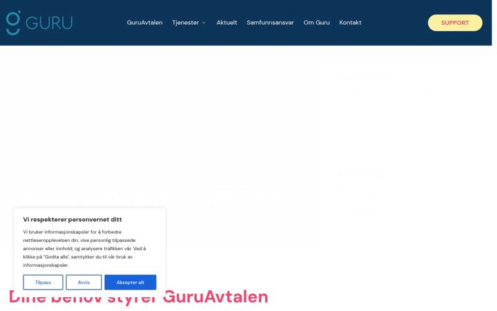 Screenshot of guru-utvikling.no