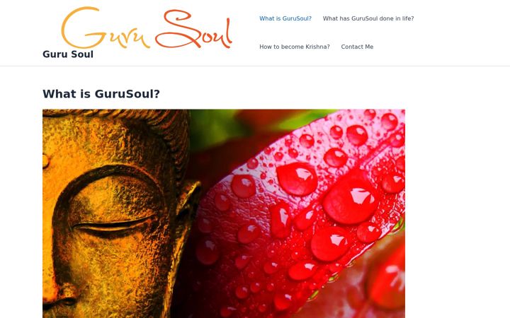 Screenshot of gurusoul.in