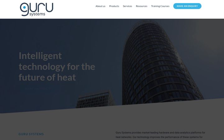 Screenshot of gurusystems.com