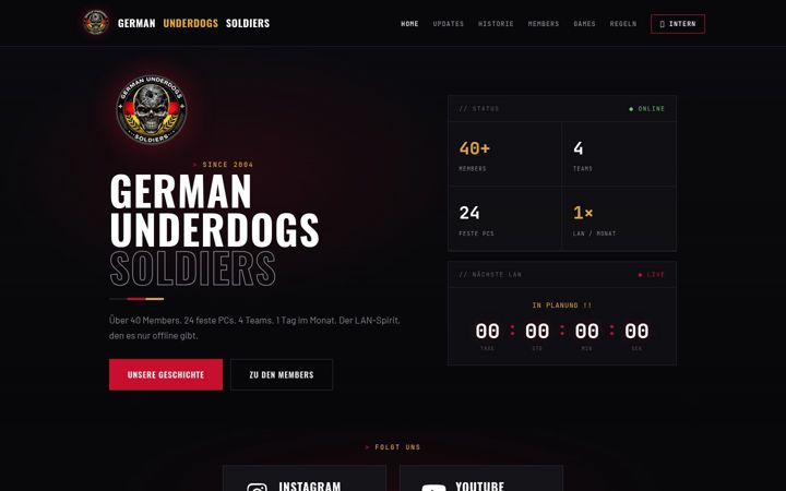 Screenshot of gus-lan.de