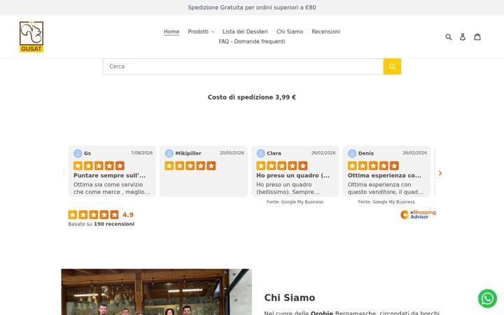 Screenshot of gusatstore.shop