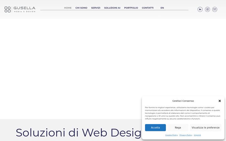 Screenshot of gusellamediaanddesign.com