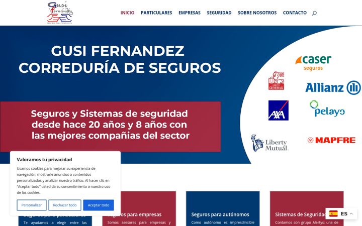 Screenshot of gusifernandez.com