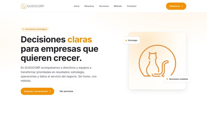 Screenshot of gusocorp.com