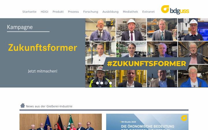 Screenshot of guss.de