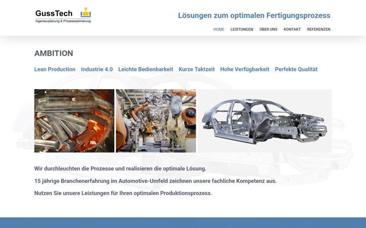 Screenshot of gusstech-ott.de
