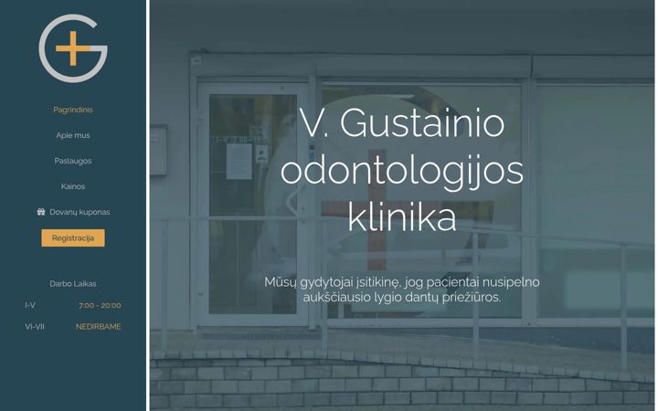 Screenshot of gustainioklinika.lt