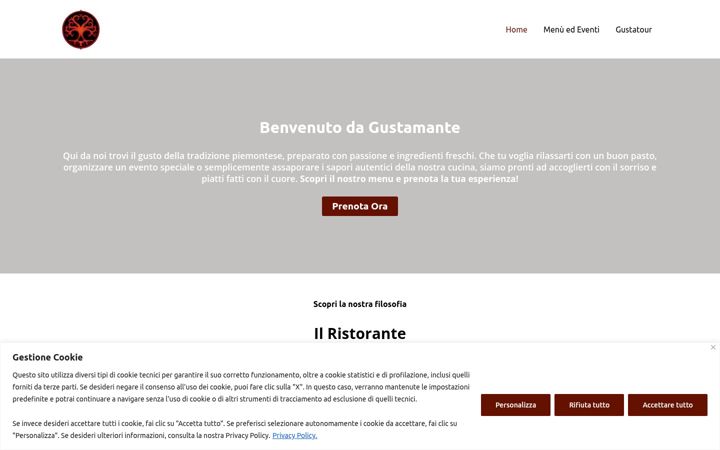 Screenshot of gustamante.it
