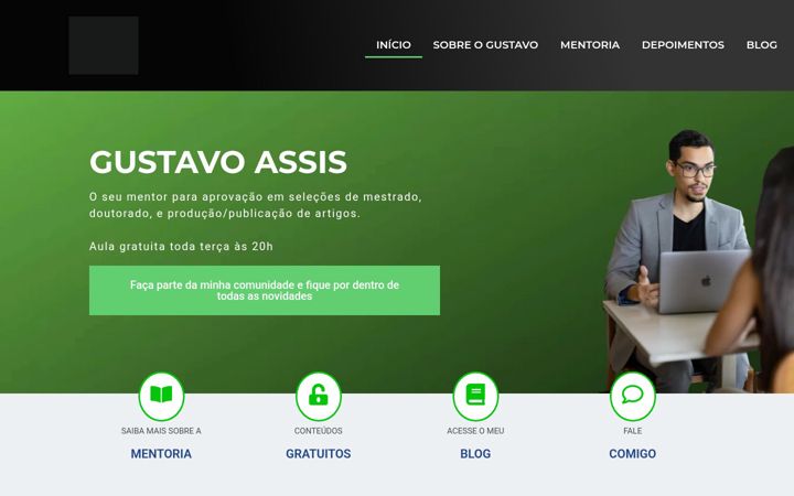 Screenshot of gustavoassis.com.br