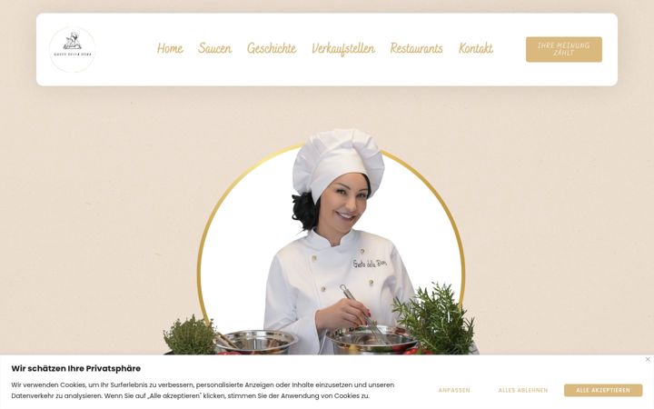 Screenshot of gustodelladora.ch