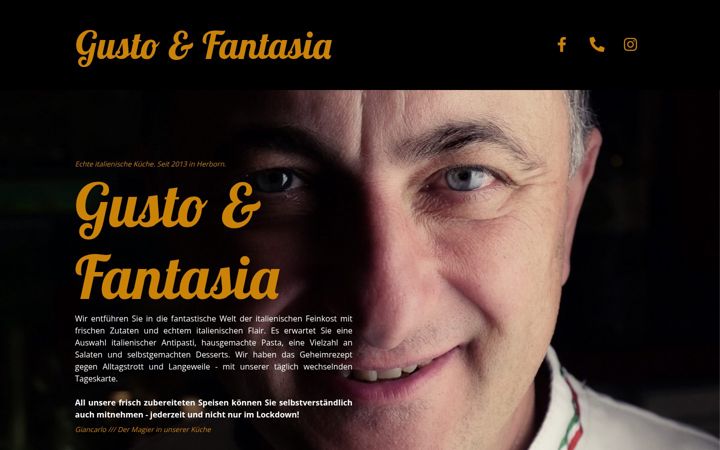 Screenshot of gustoefantasia.de