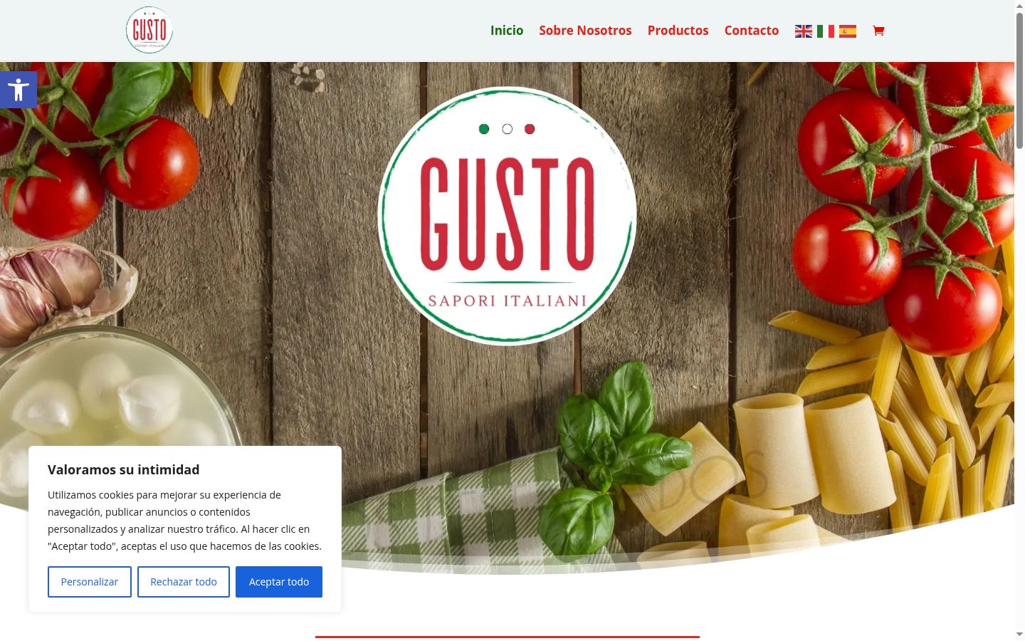 Screenshot tal-banner tal-kunsens muri qabel kwalunkwe interazzjoni