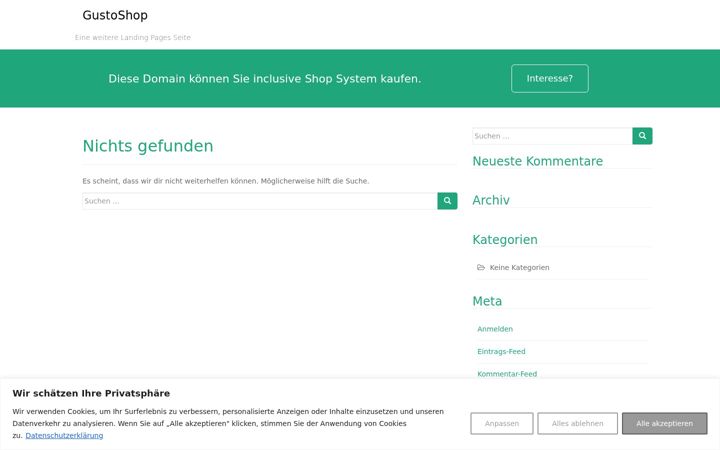 Screenshot of gustoshop.de