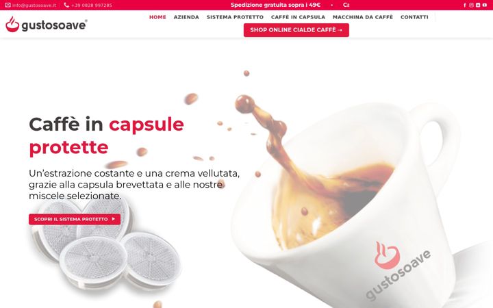 Screenshot of gustosoave.it