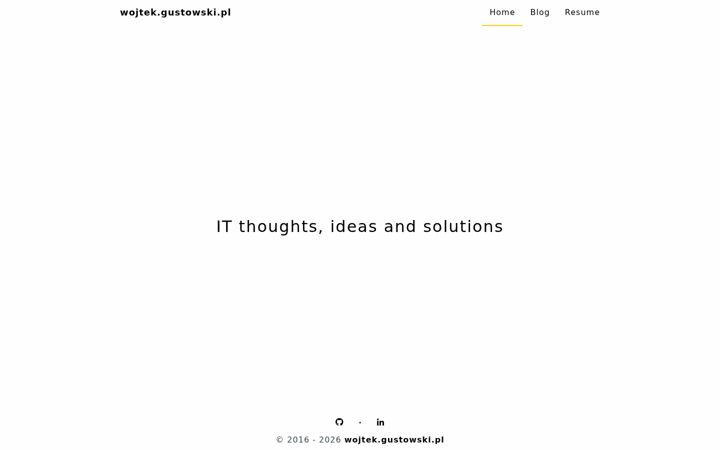 Screenshot of gustowski.pl