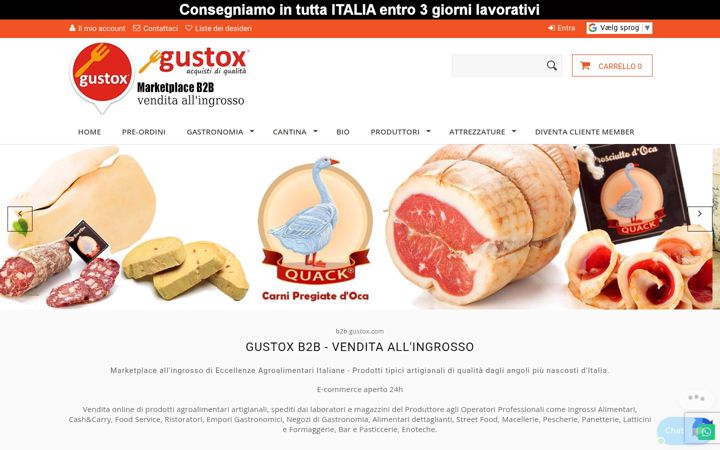 Screenshot of gustox.com