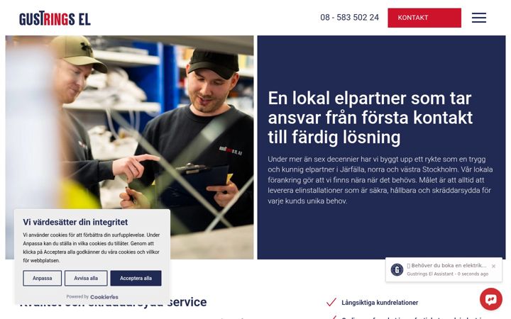 Screenshot of gustringsel.se