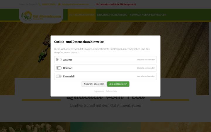 Screenshot of gut-allmenhausen.de