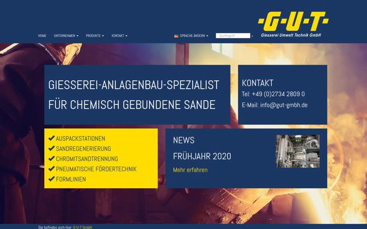 Screenshot of gut-gmbh.de