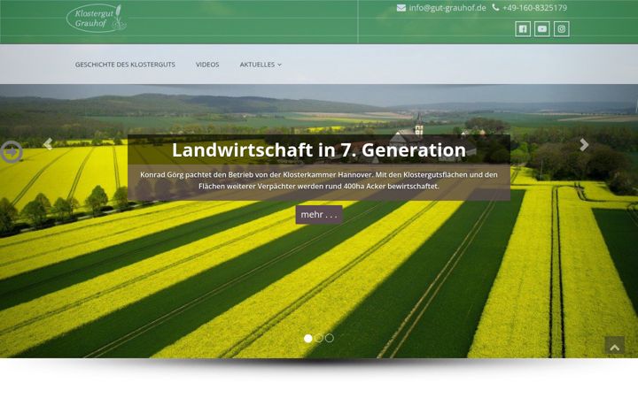 Screenshot of gut-grauhof.de