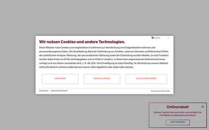 Screenshot of gut-klostermuehle.com